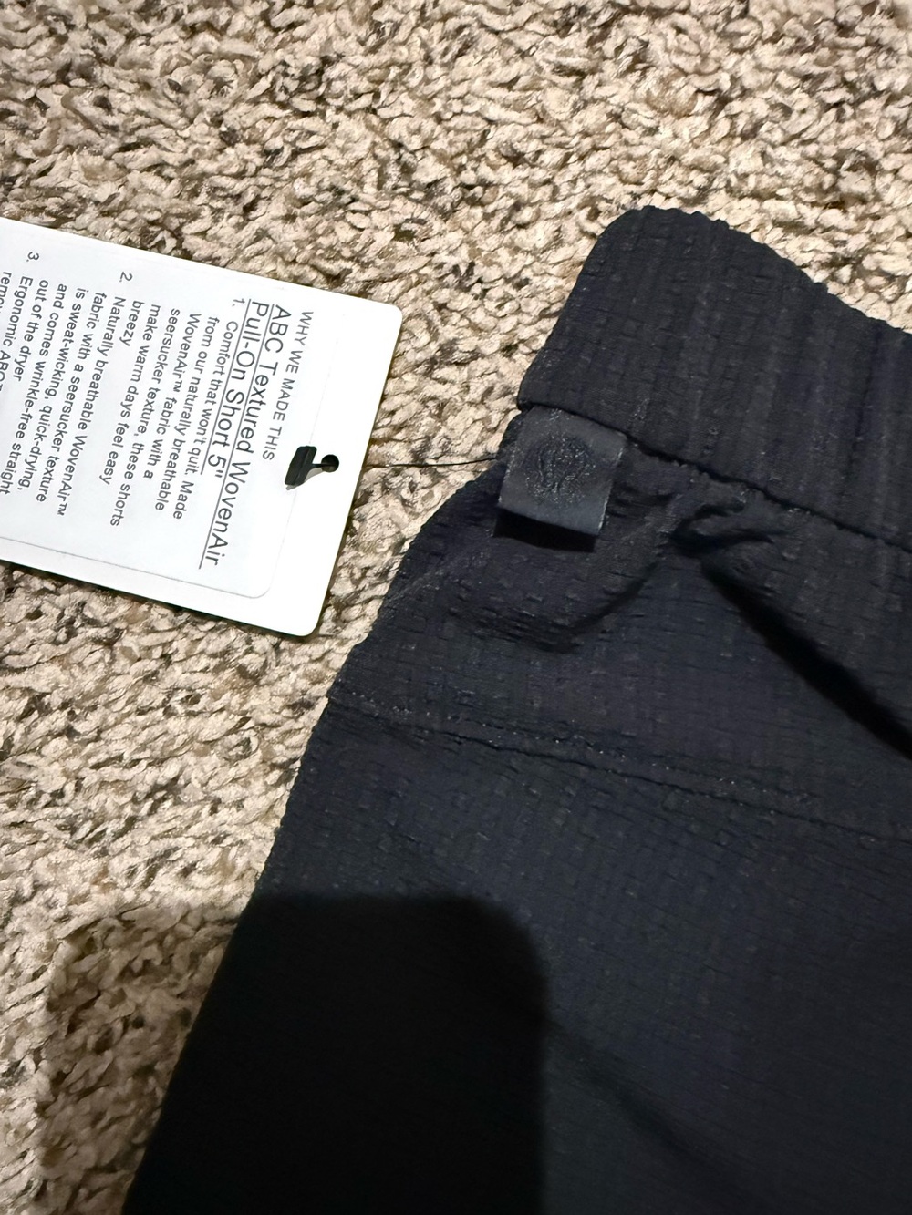 Lululemon ABC Textured WovenAir Pull-On Short 5” - Picture 3 of 5